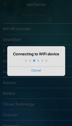 Support_WiFi_IR_controller