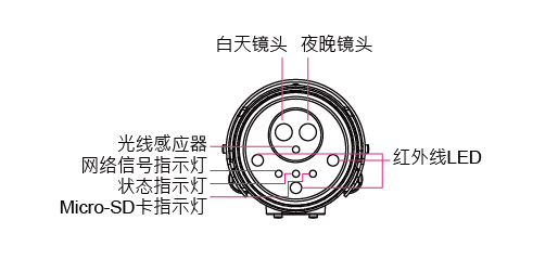 正面的主要组成部分